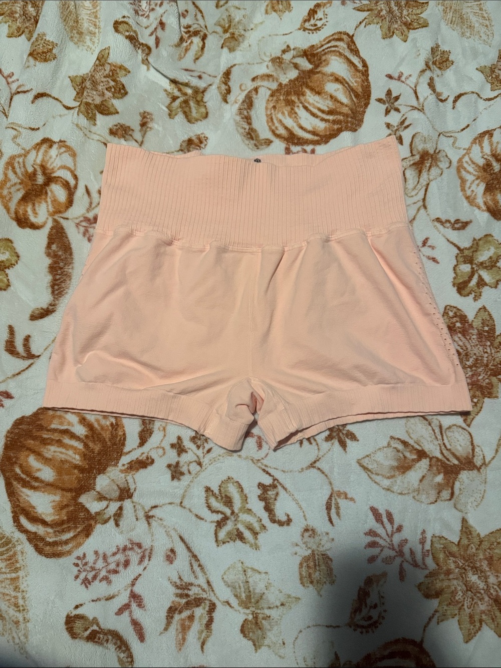 FP Movement by Free People High-Waist Athletic Shorts - Light Peach NWOT